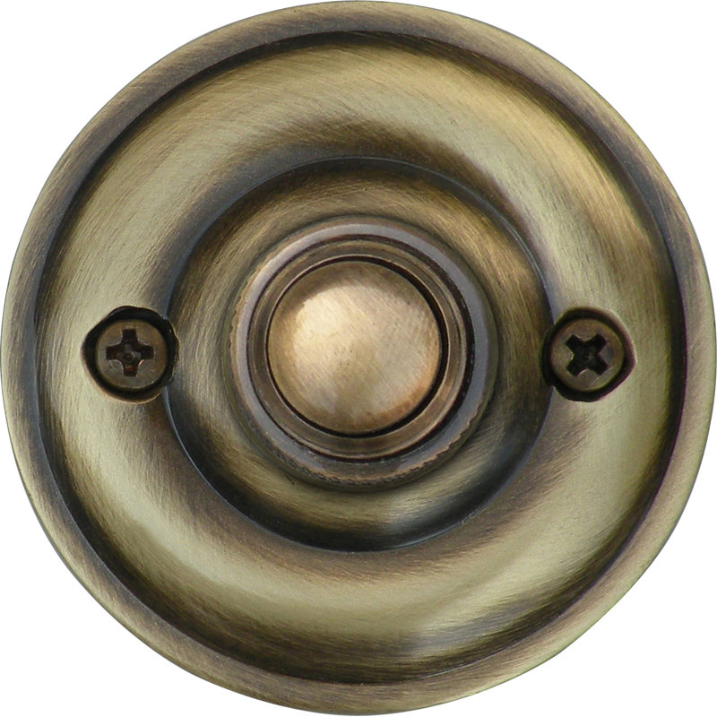 Alcott Hill Traditional Door Bell Push Button & Reviews Wayfair